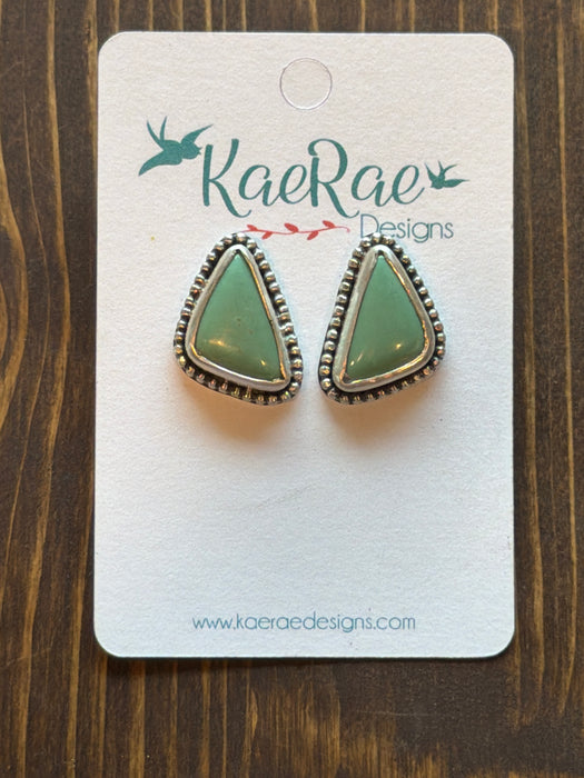 Kingman Turquoise Stud Earring