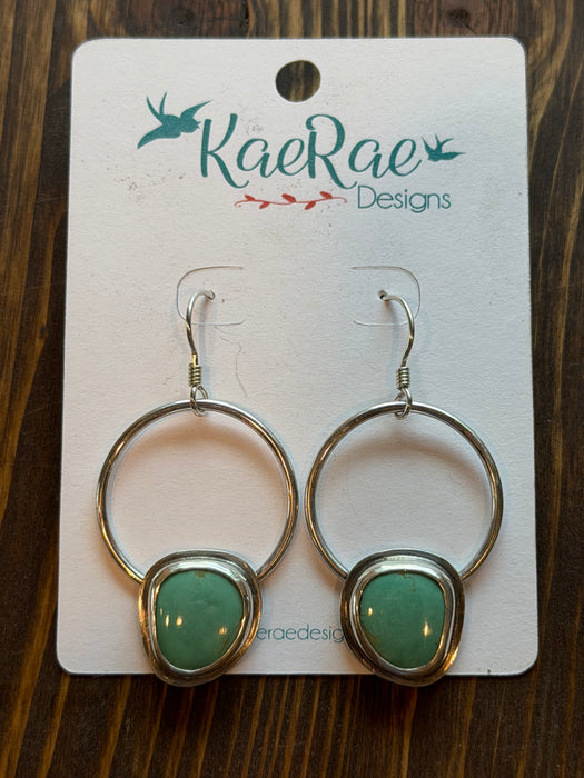 Kingman Turquoise Dangle Earring